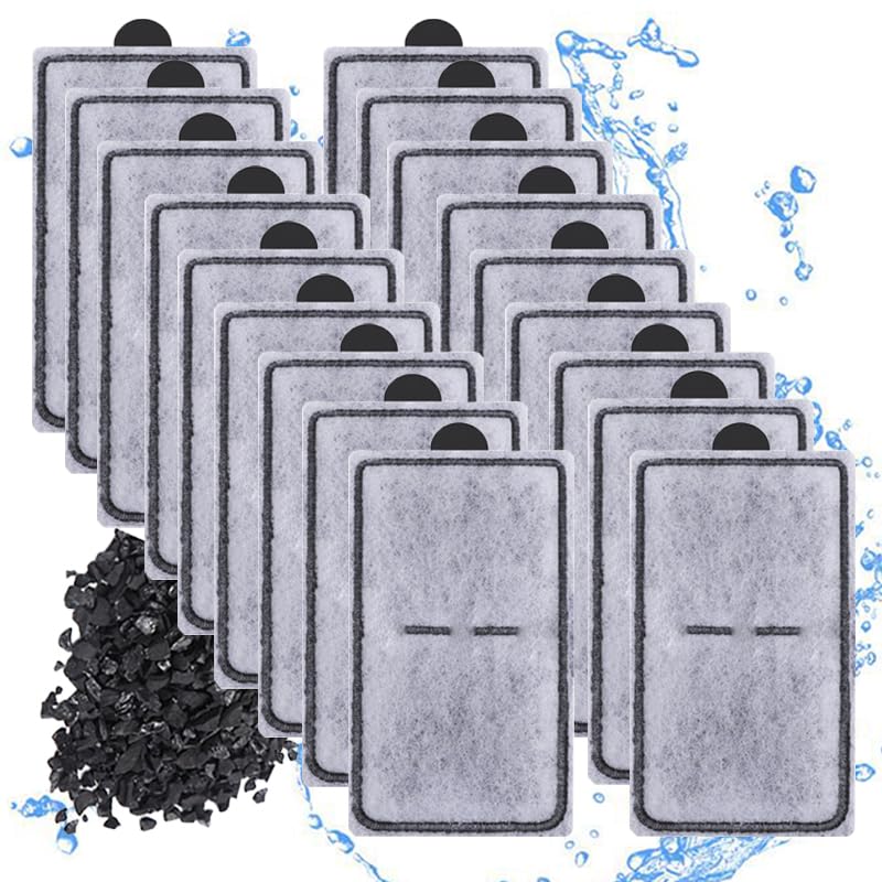 18 Packs PF-S Aquarium Replacement Filter Cartridges Compatible with Top Fin Silenstream PF10 Power Filters Fish Tank Filter Cartridge - size: 18 Packs