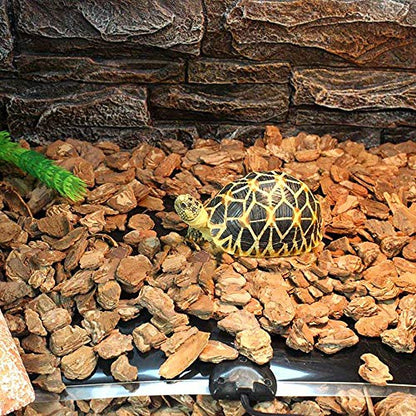 Hamiledyi 14W Reptile Heating Pad 2 PCS Warmer with Temperature Control Adjustment Under Tank 11x11 in Terrarium Heater Mat for Gecko Turtle Tortoise Snakes Lizard