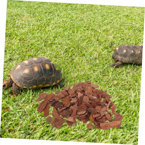 1bag Natural Reptile Bark Bedding Cork Bark Chips for Reptile Tank Decor Terrarium Substrate Lizard Bedding Chips Tree Decor for