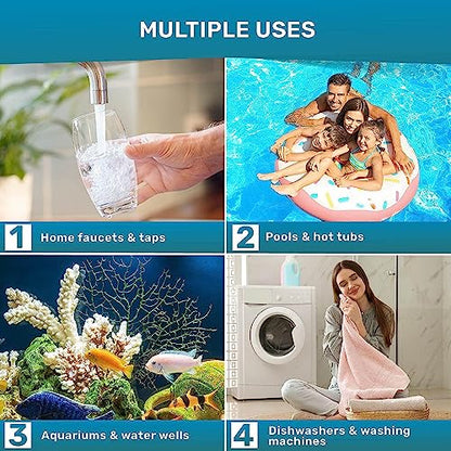 Water Hardness Test Strips for Home Water - 150 Strips Kit | Includes 150 water hardness test strips for tap, well and softened water with fast results and an easy color chart. - style: WATER HARDNESS TEST STRIPS - 150 STRIPS