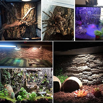 kathson 2Pcs 11.8” L x 11.8” W Cork Tile Background Bark Terrarium Backdrop Wall Decor Cork Bark for Reptiles Reptile Climbing Mat for Spider Gecko Lizard Bearded Chameleon Dragon Turtle Snake