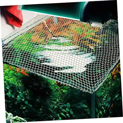 Kisangel Tortoise and Fish Protective Mesh Net Easy Install Fish Tank Cover Breathable Netting for Jumping Prevention Lightweight Aquarium Supplies - size: 55X36X0.1CM