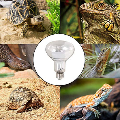 REPTI ZOO Full Spectrum UVA + UVB Sun Lamp Self-Ballasted Vapor Lamp/Bulb/Light for Reptile and Amphibian Use - style: 100W