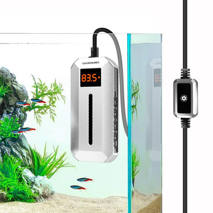 Submersible Aquarium Heater with LED Digital Display 200W Fish Tank Heater for 23-27 Gallon Freshwater Saltwater Tank, Auto Thermostat Overheat Protection(Not Suitable for Low-Water Turtle Tanks)