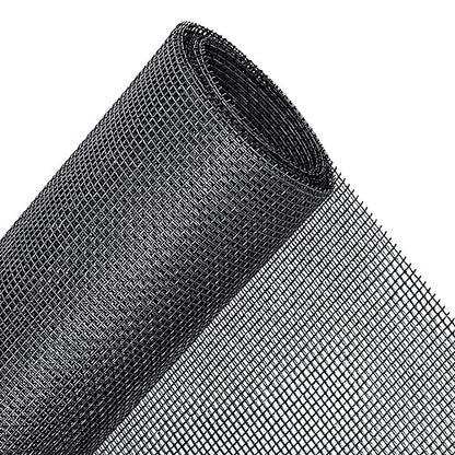 Xiaokeis 5pcs Flower Pot Hole Mesh Pad, 7.87 x 11.81inch Bonsai Mesh Drainage Screens Plant Pot Drainage Meshs Plant Screen Meshs, DIY Drainages Netting Pots Bottom Grid Mat(Color:Black)
