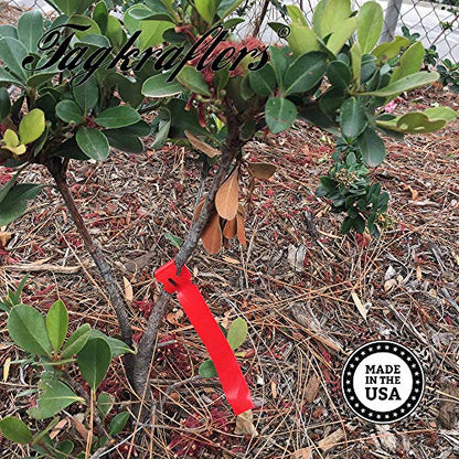 9" x 1" Mint - 250 Pcs - Plastic Plant Tags and Labels - Wrap Around Thermal Plastic - Nursery Garden Tree Labels | Made in The USA |