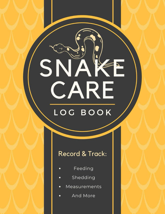 Snake Care Log Book: Record & Track Feeding, Shedding, Temperature, Humidity Readings & Other Important Information | Pet Reptile Husbandry Notebook for Serpent Owners & Caretakers