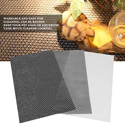Zerodis Reptile Carpet, 3 in 1 Lizard Cage Mat Snake Bedding Multi-Functional Reptiles Pets Mat Moisturizing Pad Carpet for Bearded Dragon Turtles IguanaTortoises