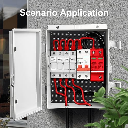 Namunanee Outdoor Electrical Junction Box, ABS Water Resistant Enclosure with Internal Mounting Panel & Hinged Cover (13" H* 9.2" L* 3.7" W) - size: 13"H x 9.2"L x 3.7"W & Standard