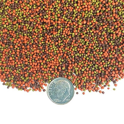 1mm Ultra Mix Floating Pellets for All Tropical Fish.... 8oz Small Jar | 1mm Blackworm, Intense Red & Green Gro Floating Pellets For Discus, Cichlids, All Tropicals, Baby Koi and Pond Fish