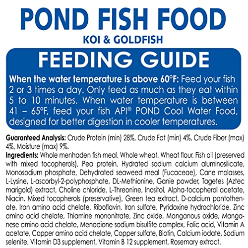 API POND FISH FOOD Pond Fish Food 2.68-Pound Bag - size: 2.68 Pound (Pack of 1)