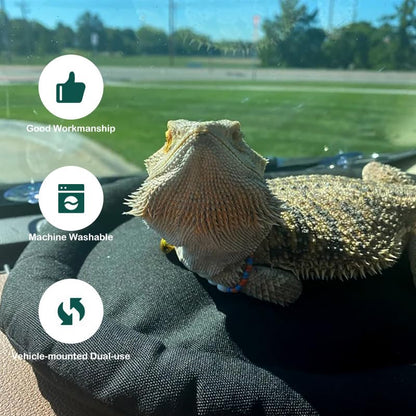 Lizard 2-Way Sleeping mat Car/Landscape Tank Lizard car Hammock Small Animal Support Bed Suitable for Small Animals Hamsters Chinchillas mice Birds Mane Lion Lizards Kittens