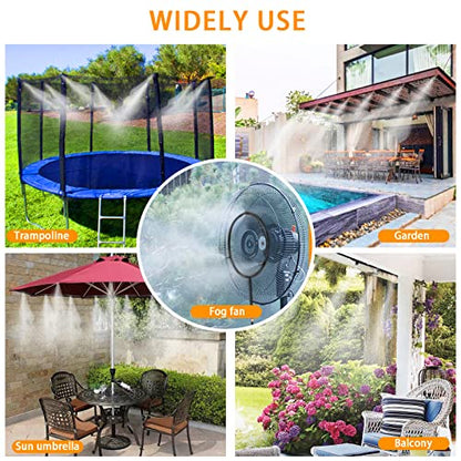 3/8" OD High Pressure Nylon Tubing for Outdoor Misting System 65.6ft/20m Misting Line for Patio Patio Mister for Cooling Water Mister Hose for Umbrella (0.22" ID) - size: 3/8 Inch
