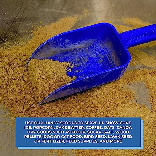 Vikan Remco 630066 Color-Coded Plastic Hand Scoop - BPA-Free Food-Safe Kitchen Utensils, Restaurant and Food Service Supplies, 16 oz, Brown