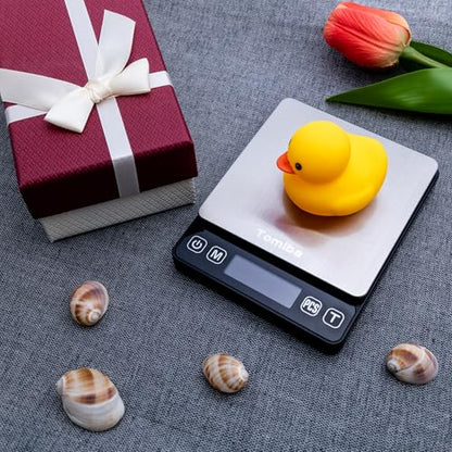 500g Precision Digital Pocket Scale, 0.01g Resolution, Includes a Calibration Weight