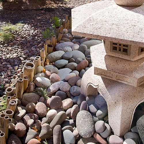 FANTIAN 20 lbs Large River Rocks for Outdoor Landscaping, 3-4 Inch Decorative Pebbles for Landscaping Garden Yard Paving Fish Tank Plant Crafting Walkways and Painting | Large Stones Decorative Pebbles for Landscaping, Garden, Plant, Yard Paving, Fish Tan