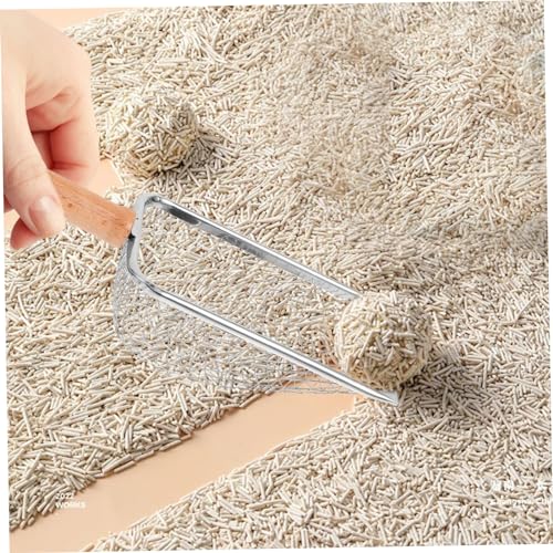 BESPORTBLE Reptile Litter Scoop Ergonomic Handle Cat Poop Scooper for Easy Cleanup of Cat Litter and Animal Waste Mesh