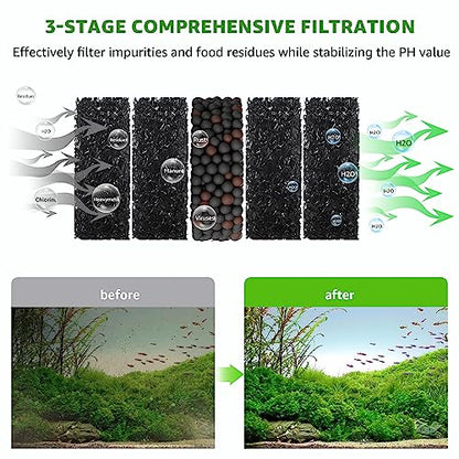 Electric Aquarium Vacemover Sand Wash Water Shower and Water Circulation, Timed Off