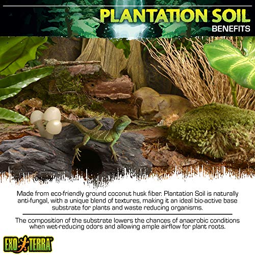 Exo Terra Plantation Soil, 7.2-Quart, Brown - size: 7.2 Quarts