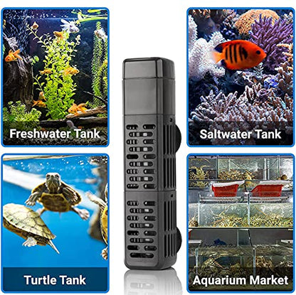 HiTauing Aquarium Heater, 50W/100W/200W/300W/500W Submersible Fish Tank Heater with Over-Temperature Protection and Automatic Power-Off When Leaving Water for Saltwater and Freshwater - size: 50W