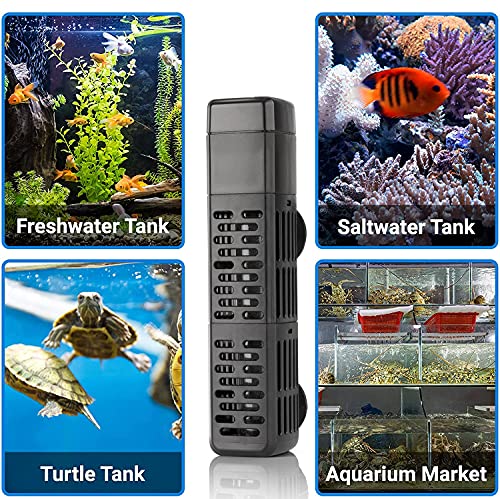 HiTauing Aquarium Heater, 50W/100W/200W/300W/500W Submersible Fish Tank Heater with Over-Temperature Protection and Automatic Power-Off When Leaving Water for Saltwater and Freshwater - size: 50W