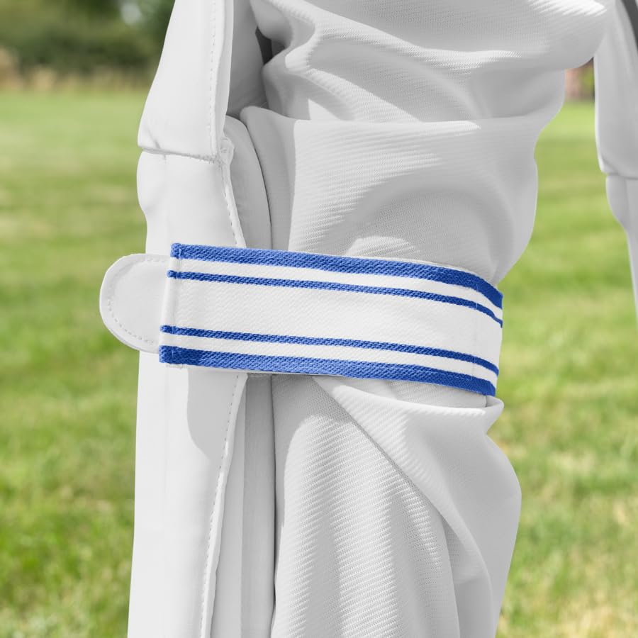 FORZA Original Wicket Keeper Pads | Lightweight Cricket Wicketkeeping Pads with Cane & Foam Protection, Artificial Leather Facing & Adjustable Straps | Youth & Adult Sizes - size: Youth