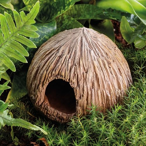 Exo Terra Cocount Cave, Reptile Terrarium Hideout