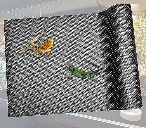 Reptile Carpet Bearded Dragon Tank Accessories for 40 Gallon, 20 Gallon, 50 Gallon,75 Gallon Tank, 17.5x39 Inch Non-Adhesive Reptile Mat Terrarium Liner For Leopard Gecko, Snake, Lizard and Tortoise - size: 17.5"x39"