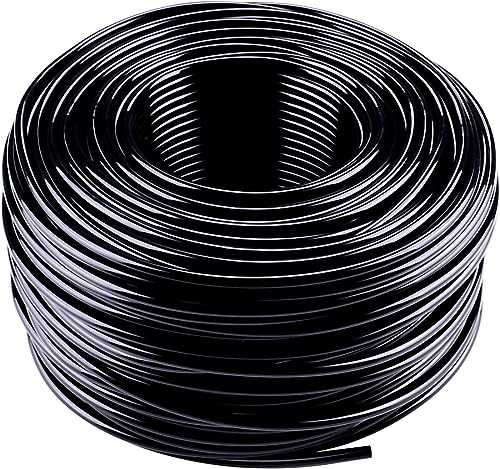 MIXC 400ft 1/4 inch Blank Distribution Tubing Drip Irrigation Hose Garden Watering Tube Line - size: 400FT