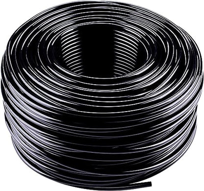 MIXC 400ft 1/4 inch Blank Distribution Tubing Drip Irrigation Hose Garden Watering Tube Line - size: 400FT