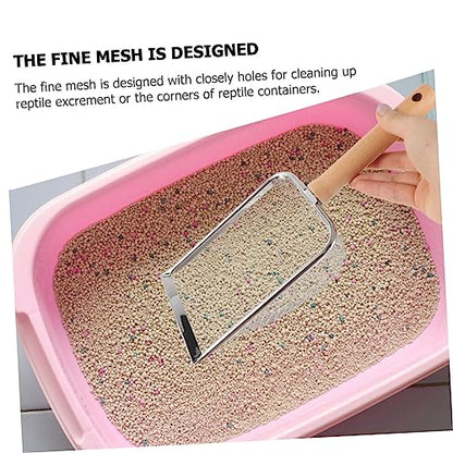 Sosoport Cat Litter Scoop Handle Reptile Litter Shovel Easy to Cat Waste for Pets and Design