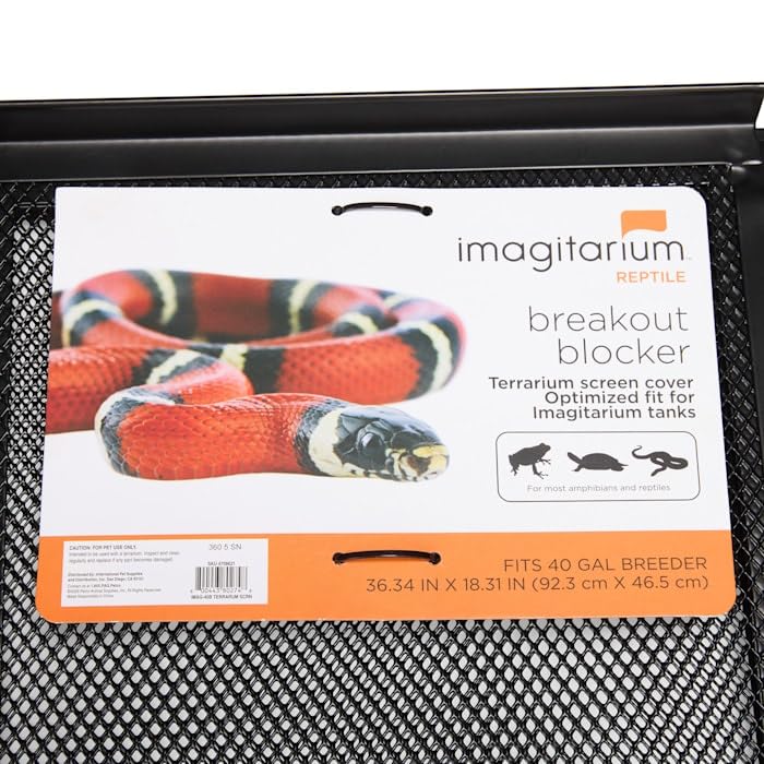 imagitarium by Petco Breakout Blocker Terrarium Screen Cover 40-Gallon Breeder