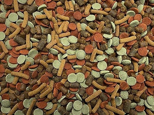 Super Catfish Fish Food Mix with Soft Bits #7 with Krill,Spirulina,Kelp,Garlic,Squid & Mealworms A154WW (2oz) - size: 2 Ounce (Pack of 1)