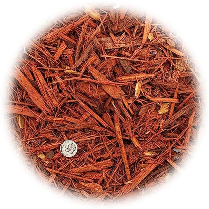 Enhance Your Outdoor Space with Gardenera's Red Mulch - Colorful and Functional - 1 Quart - size: 1 Quart Bag