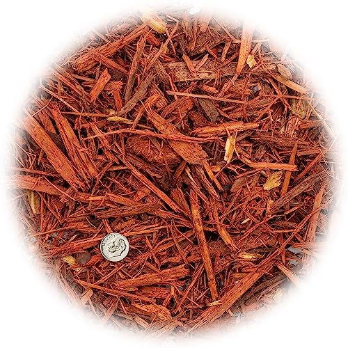 Create a Bold and Captivating Landscape with Gardenera's Red Mulch - 3 QUARTS - size: 3 Quart Bag