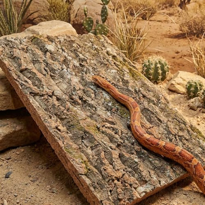 DECHOUS 3Pcs Natural Cork Bark Flats for Reptiles Cork Bark Background for Reptile Tank Terrarium Wall Panel for Lizard Gecko Snake Climbing Decor 15.74 X 11.81 X 0.78