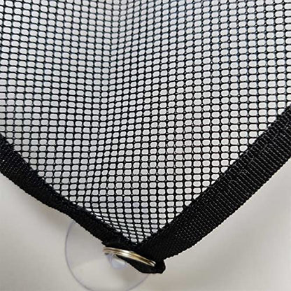 2 Pcs Bearded Dragon Lizard Hammock, Geckos Hammock, Breathable Mesh Reptile Hammock, Suitable for Iguanas, Anoles, Geckos, Snakes, Chameleon（Black） - color: black