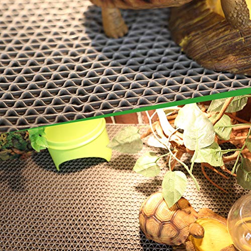 Zerodis Reptile Carpet, 3 in 1 Lizard Cage Mat Snake Bedding Multi-Functional Reptiles Pets Mat Moisturizing Pad Carpet for Bearded Dragon Turtles IguanaTortoises