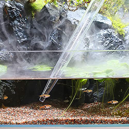 WEAVERBIRD Manual Fish Tank Water Changer Aquarium Dropper, 30ml Aquarium Clean Pipette Dropper, Fish Tank Cleaning Waste Remover, Aquarium Gravel Cleaning Straw, Black - color: Black