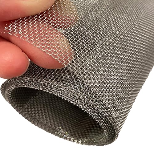304 Stainless Steel Wire Mesh Screen, 15.7 X 59 Inches, 1mm Hole 20 Mesh