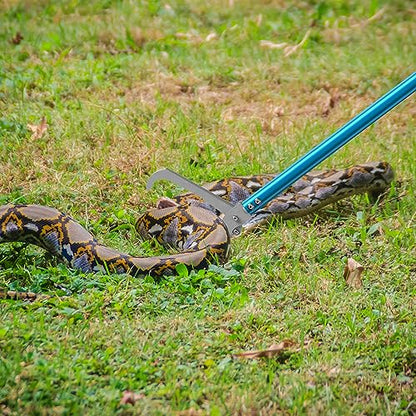 G2 47.2-inch Professional All-Aluminum Alloy Snake Tong Reptile Grabber Rattle Snake Catcher Wide Jaw Handling Tool with Lock（47.2inch - size: 47.2in