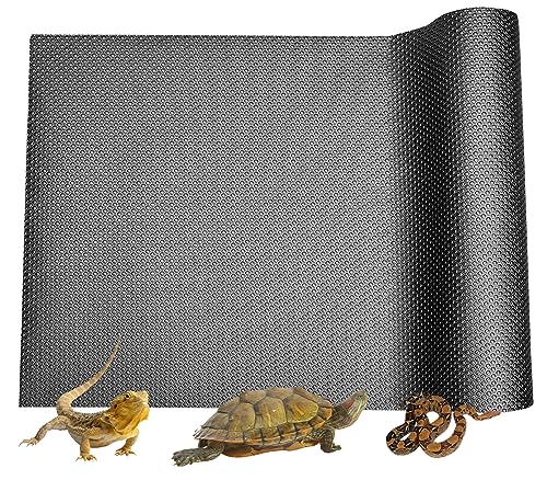 LWFCOEE Reptile Carpet Bearded Dragon Tank Accessories for 40 Gallon, 20 Gallon, 50 GallonTank, 17.5x79 Inch Non-Adhesive Reptile Mat Terrarium Liner for Leopard Gecko, Snake, Lizard and Tortoise - size: 17.5"x79"