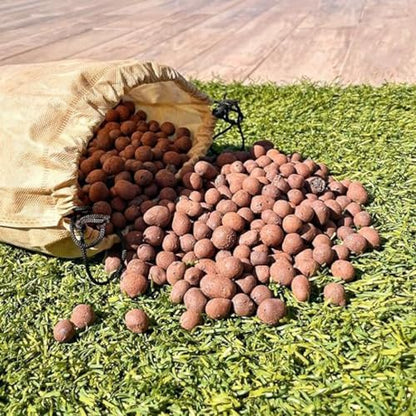 PGN Clay Pebbles LECA 30 Liters (12 lbs) for Hydroponics & Plants - size: 30 Liters (12 Pounds)