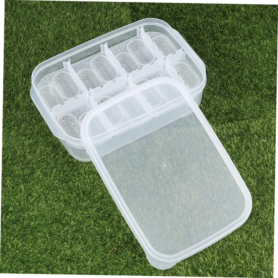 SUPVOX Reptile Pet Hatching Box Incubator Observation Cover Plastic Safe Easy to Use for Gecko Turtle Snake Breeding Home Store - color: White