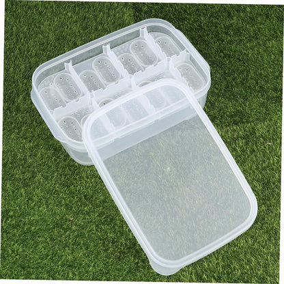 SUPVOX Reptile Pet Hatching Box Incubator Observation Cover Plastic Safe Easy to Use for Gecko Turtle Snake Breeding Home Store - color: White