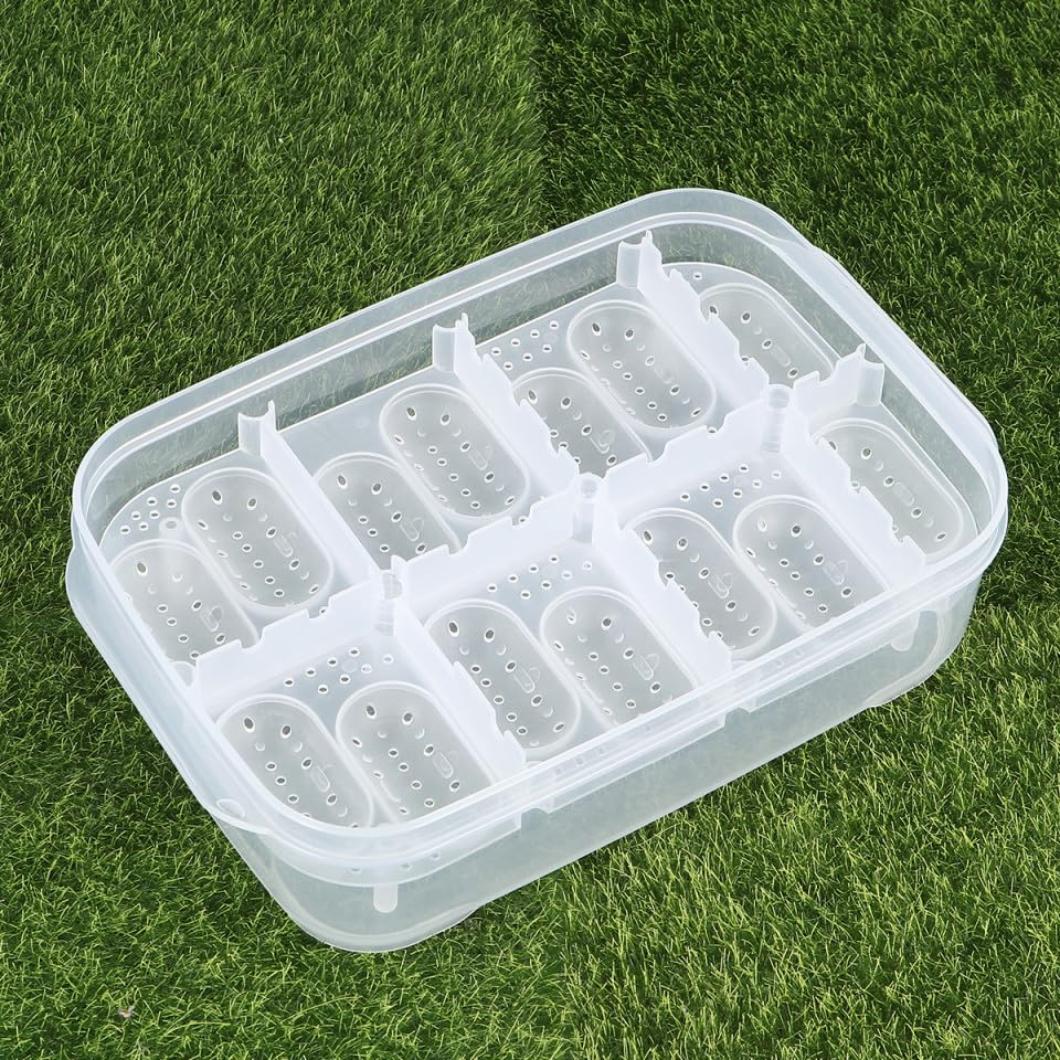 SUPVOX Reptile Pet Hatching Box Incubator Observation Cover Plastic Safe Easy to Use for Gecko Turtle Snake Breeding Home Store - color: White