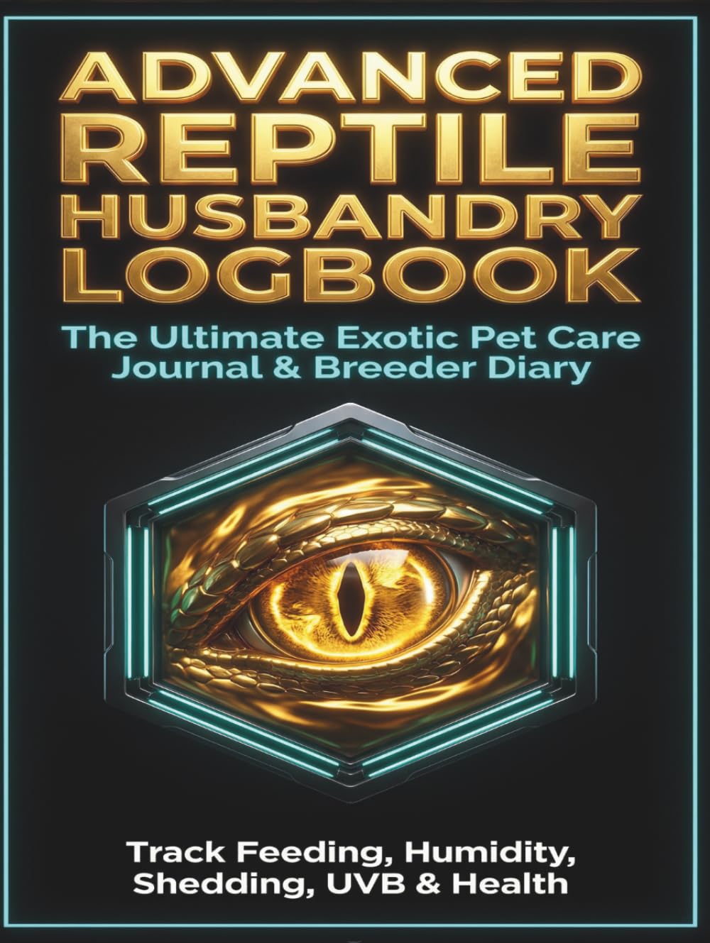 Advanced Reptile Husbandry Logbook: Premium Exotic Pet & Reptile Care Journal: Track Feeding Schedules, Humidity, Temperature Gradients, Shedding, ... Snakes, Bearded Dragons, Geckos & Axolotls
