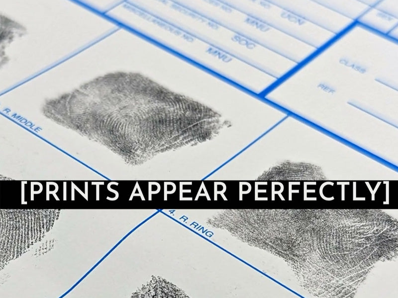 Crime Scene Fingerprint Cards, Applicant FD-258 (Pack of 50)