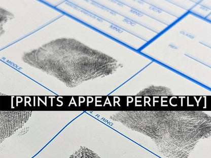 Crime Scene Fingerprint Cards, Applicant FD-258 (Pack of 50)