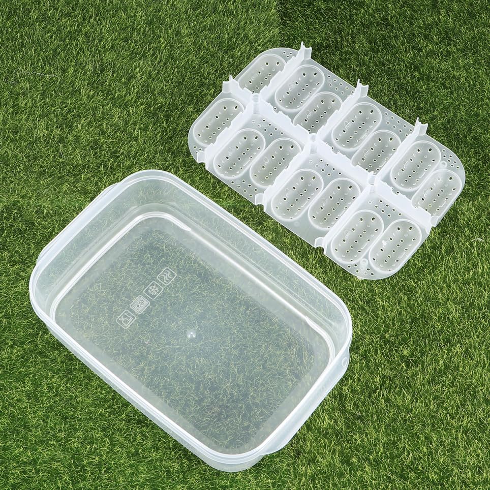 SUPVOX Reptile Pet Hatching Box Incubator Observation Cover Plastic Safe Easy to Use for Gecko Turtle Snake Breeding Home Store - color: White